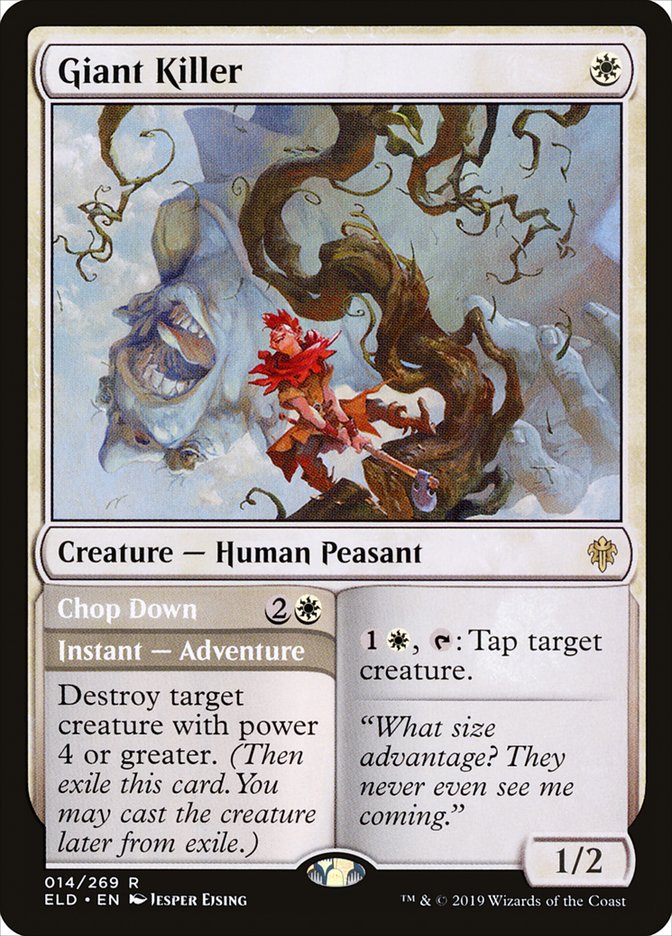 Giant Killer // Chop Down 14 (Throne of Eldraine)  | Good Games Cannington