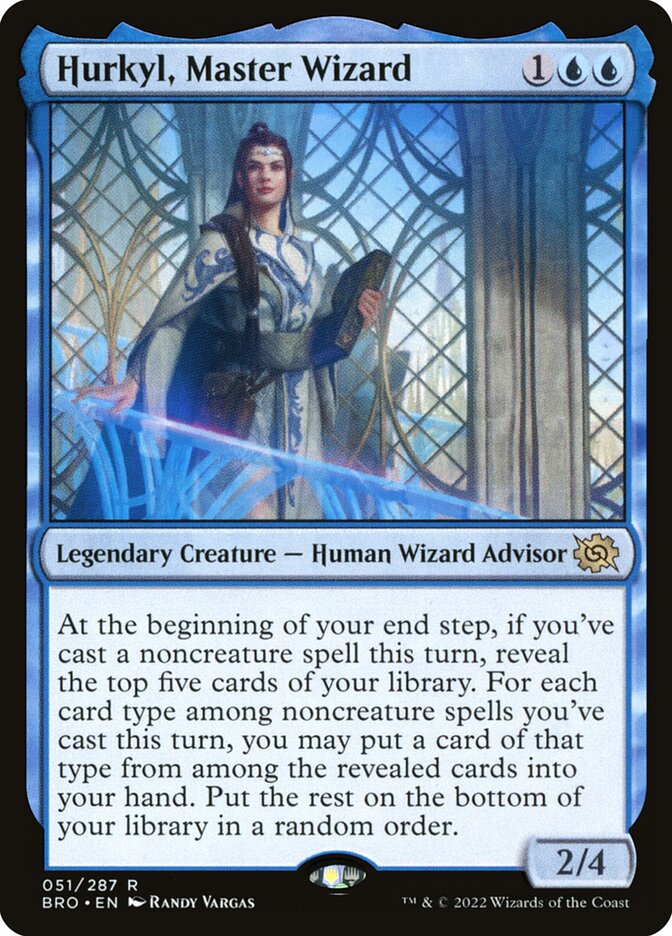 Hurkyl, Master Wizard 51 (The Brothers' War)  - Foil | Good Games Cannington