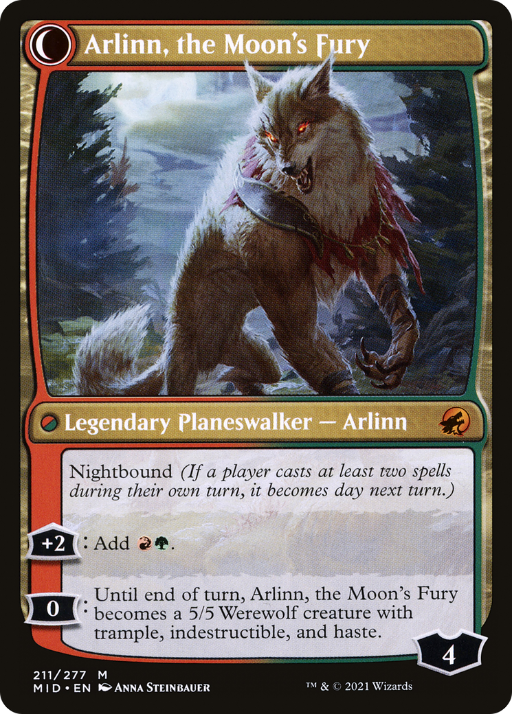 Arlinn, the Pack's Hope // Arlinn, the Moon's Fury [Secret Lair: From Cute to Brute] | Good Games Cannington