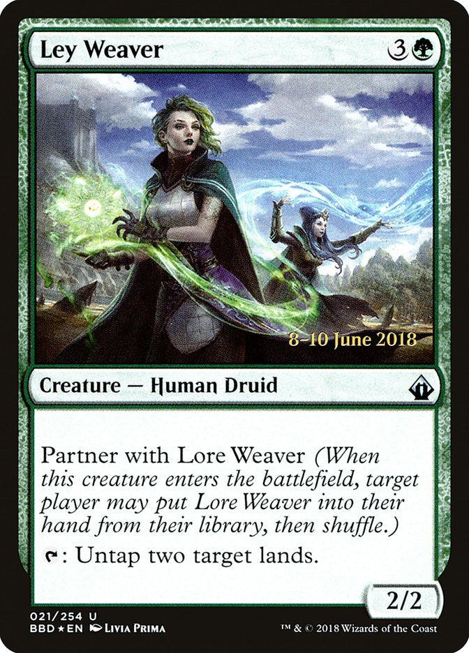 Ley Weaver [Battlebond Prerelease Promos] | Good Games Cannington