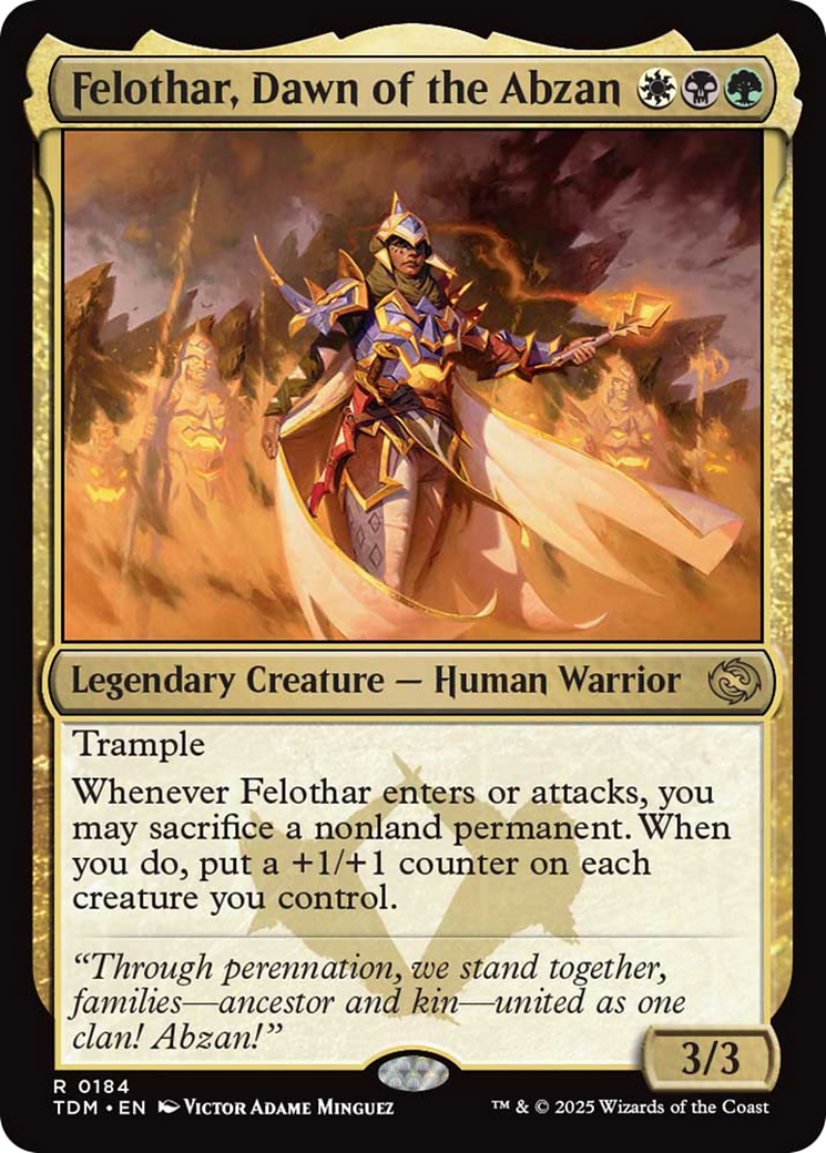 Felothar, Dawn of the Abzan [Tarkir: Dragonstorm] | Good Games Cannington