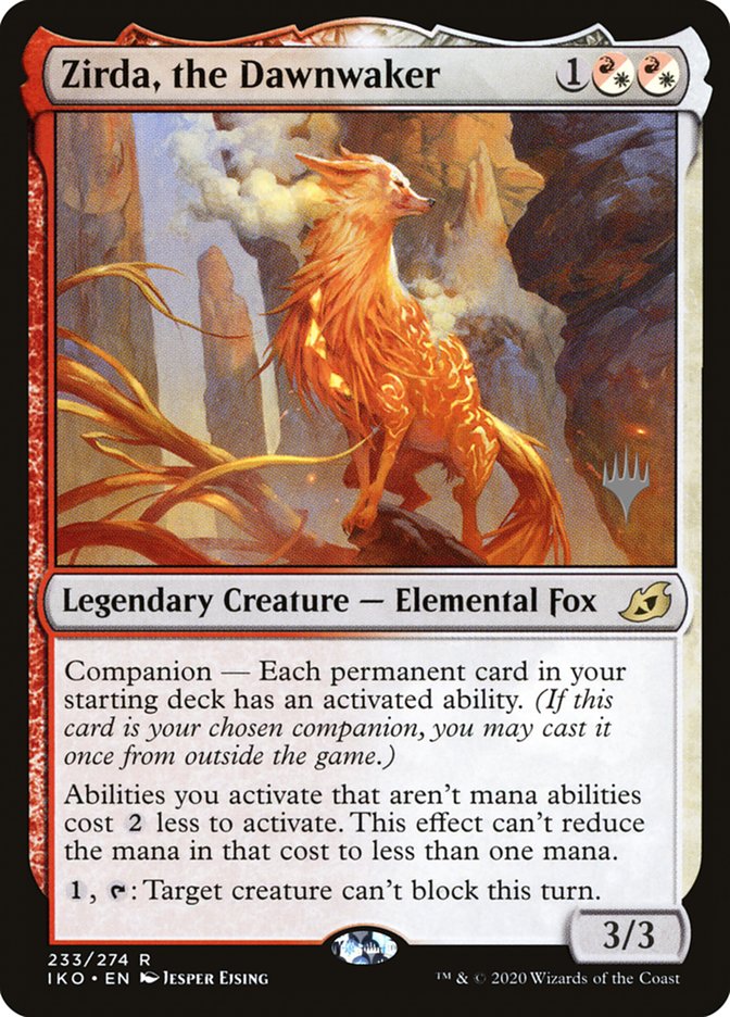 Zirda, the Dawnwaker (Promo Pack) [Ikoria: Lair of Behemoths Promos] | Good Games Cannington