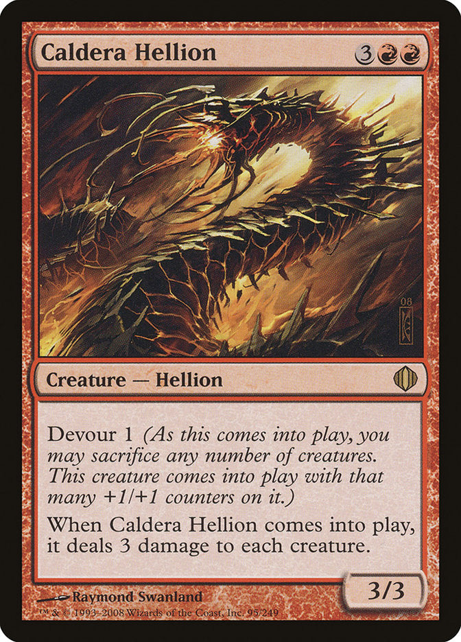 Caldera Hellion 95/249 (Shards of Alara)  | Good Games Cannington
