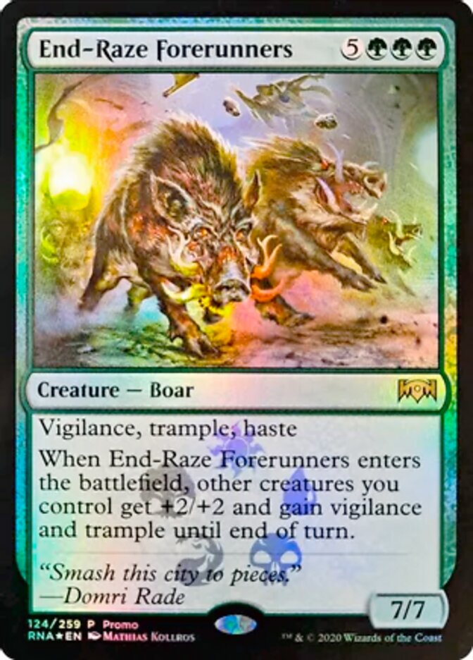 End-Raze Forerunners [Ravnica Allegiance Promos] | Good Games Cannington