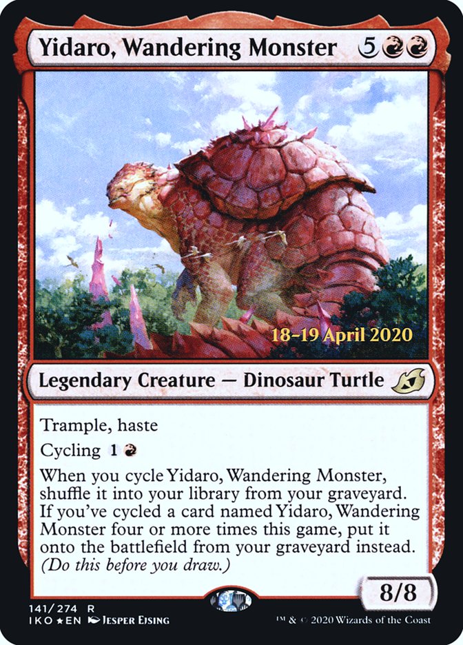Yidaro, Wandering Monster [Ikoria: Lair of Behemoths Prerelease Promos] | Good Games Cannington