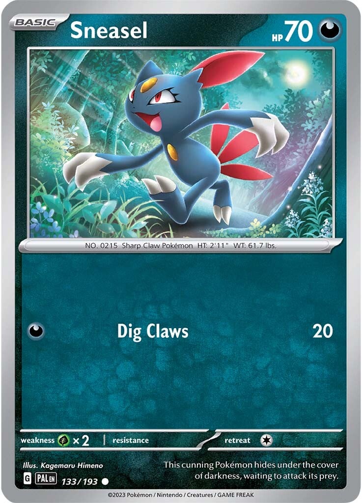 Sneasel (133/193) [Scarlet & Violet: Paldea Evolved] | Good Games Cannington