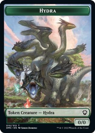 Snake // Hydra Double-Sided Token [Dominaria United Commander Tokens] | Good Games Cannington