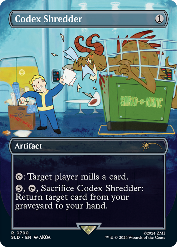 Codex Shredder (Rainbow Foil) [Secret Lair Drop Series] | Good Games Cannington