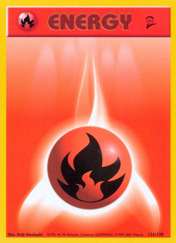Fire Energy (126/130) [Base Set 2] | Good Games Cannington