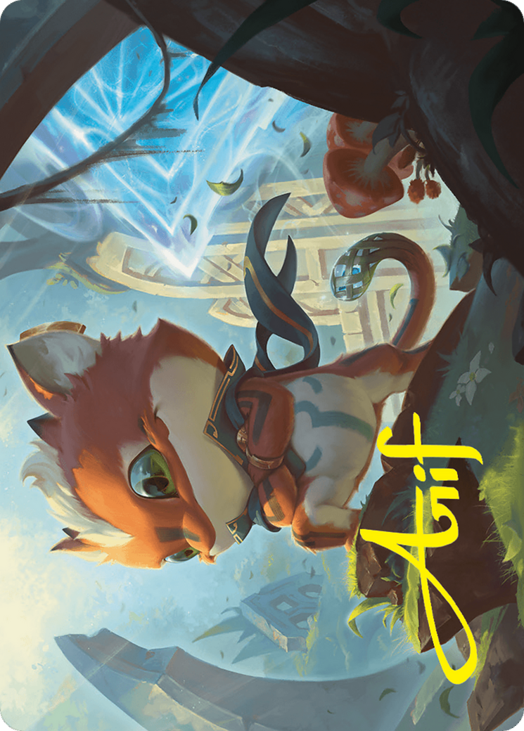 Loot, Exuberant Explorer Art Card (12/54) (Gold-Stamped Signature) [Foundations Art Series] | Good Games Cannington