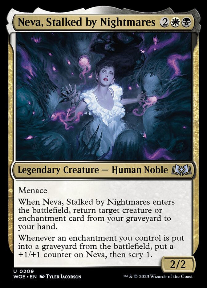 Neva, Stalked by Nightmares 209 (Wilds of Eldraine)  | Good Games Cannington