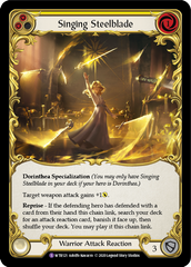 Singing Steelblade [U-WTR121] (Welcome to Rathe Unlimited)  Unlimited Rainbow Foil | Good Games Cannington