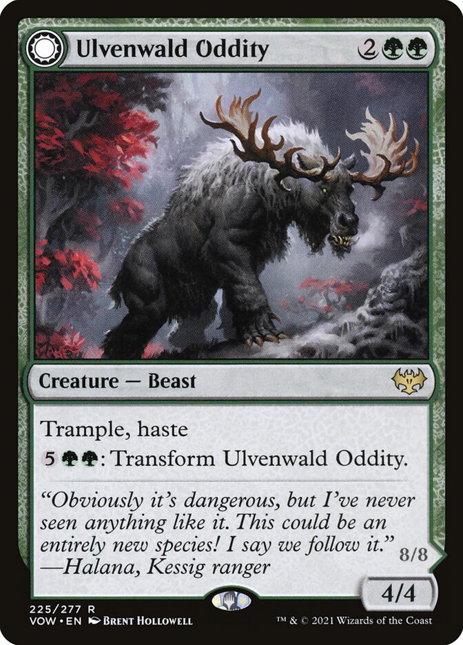 Ulvenwald Oddity // Ulvenwald Behemoth 225/277 (Innistrad: Crimson Vow)  | Good Games Cannington