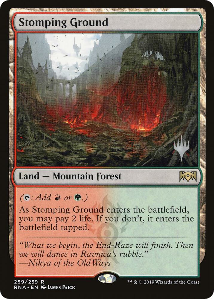 Stomping Ground 259 (Promo Pack: Throne of Eldraine)  | Good Games Cannington