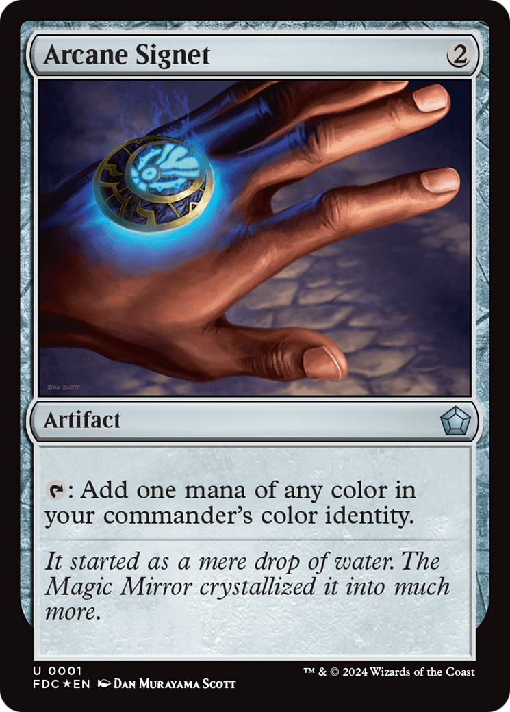 Arcane Signet [Foundations] | Good Games Cannington