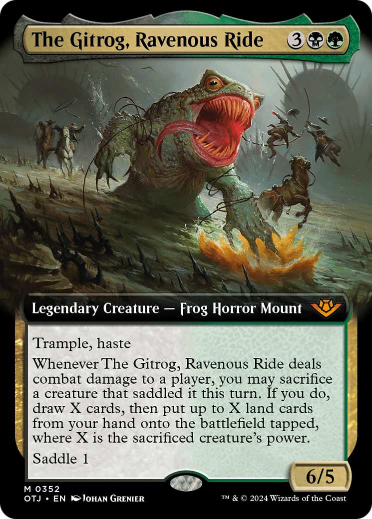 The Gitrog, Ravenous Ride (Extended Art) [Outlaws of Thunder Junction] | Good Games Cannington
