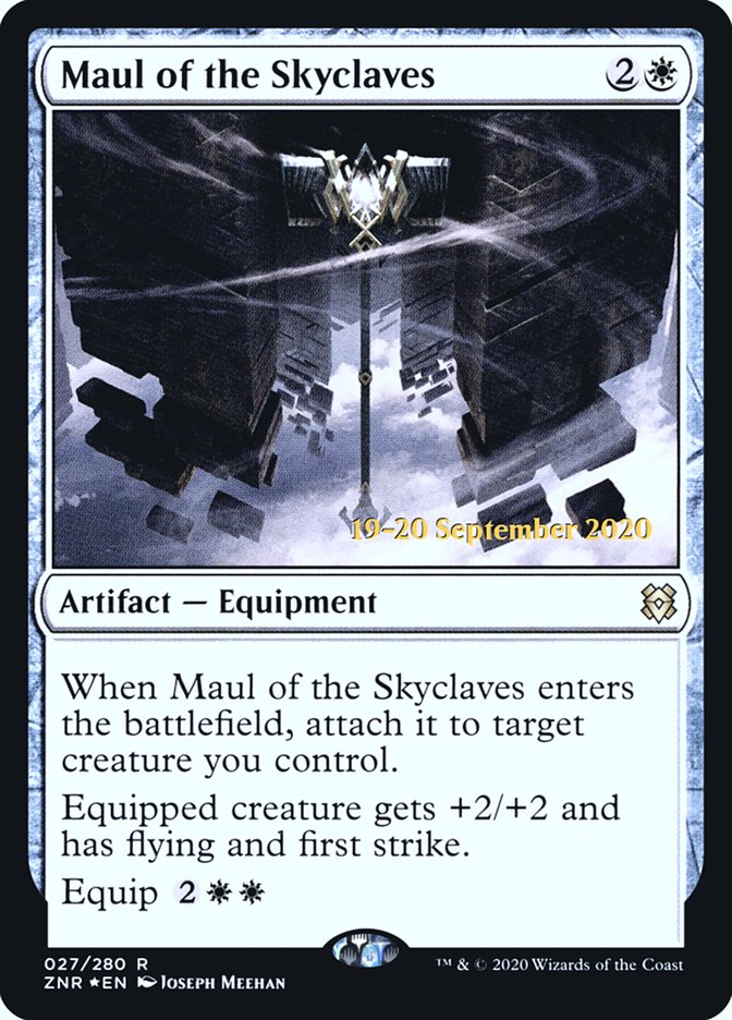 Maul of the Skyclaves [Zendikar Rising Prerelease Promos] | Good Games Cannington