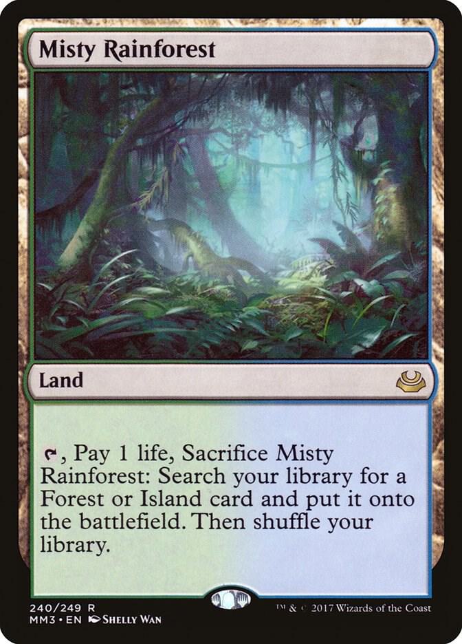Misty Rainforest 240 (Modern Masters 2017)  - Foil | Good Games Cannington