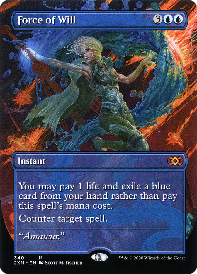 Force of Will (Toppers) [Double Masters] | Good Games Cannington