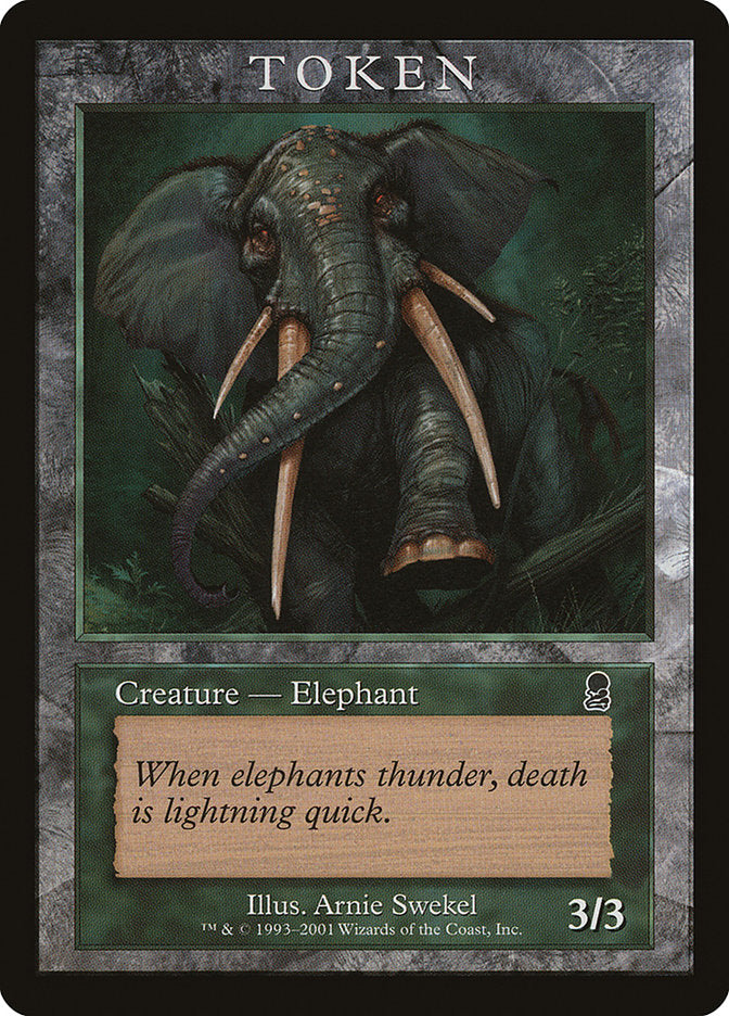 Elephant Token [Magic Player Rewards 2002] | Good Games Cannington