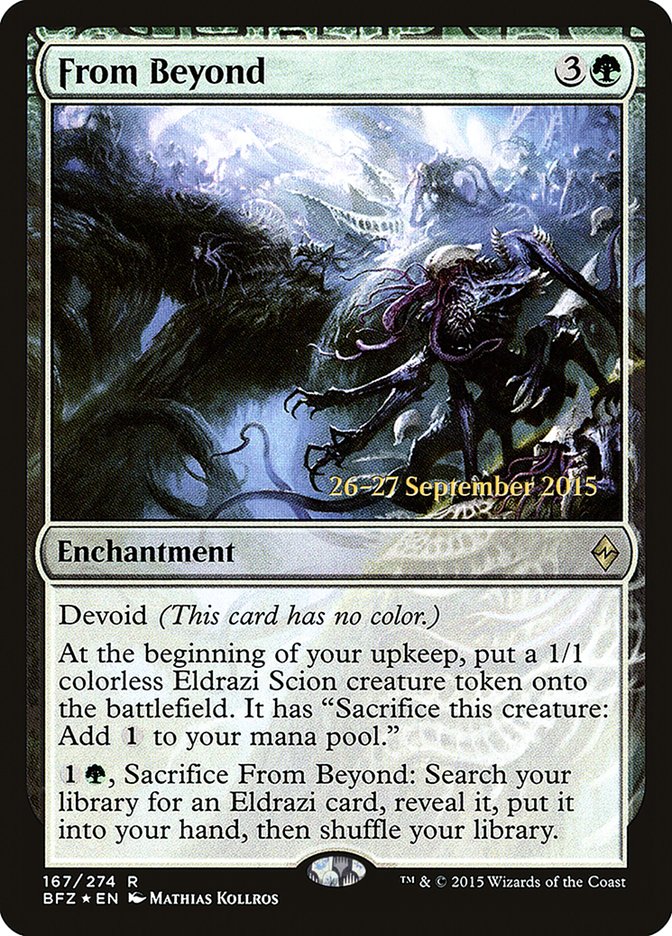 From Beyond [Battle for Zendikar Prerelease Promos] | Good Games Cannington