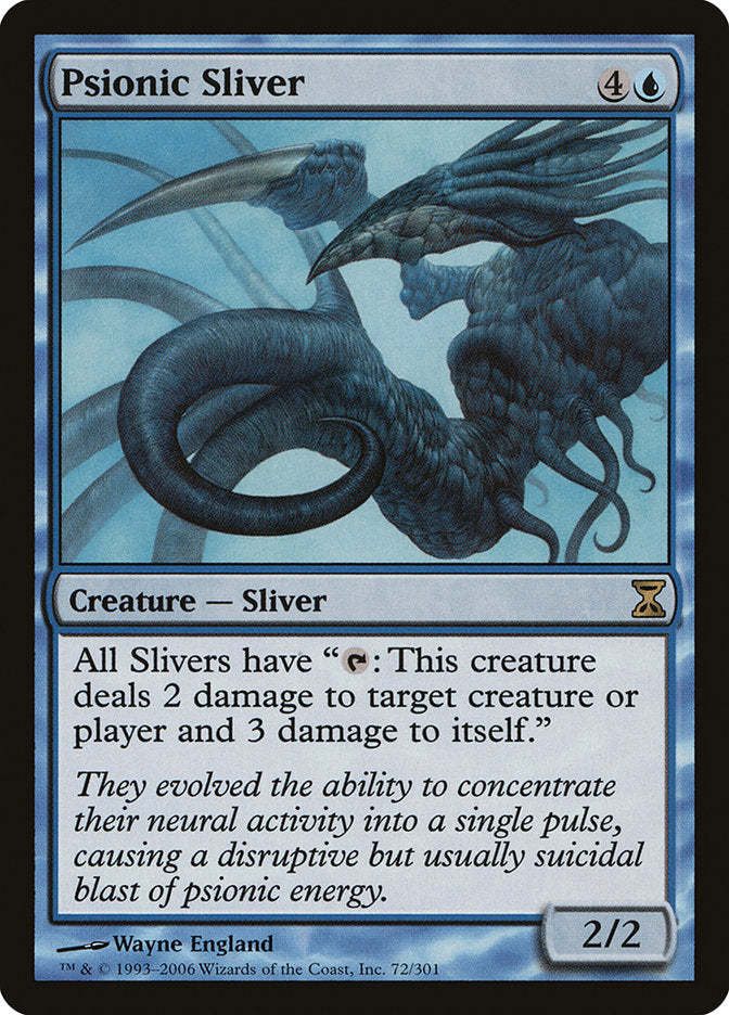 Psionic Sliver 72/301 (Time Spiral)  - Foil | Good Games Cannington