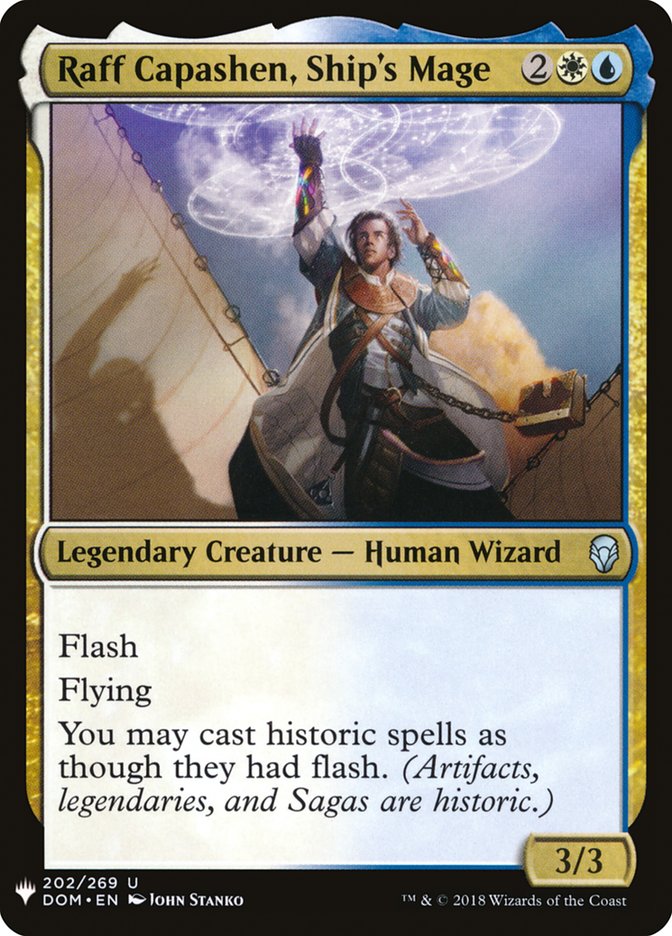 Raff Capashen, Ship's Mage [Mystery Booster] | Good Games Cannington
