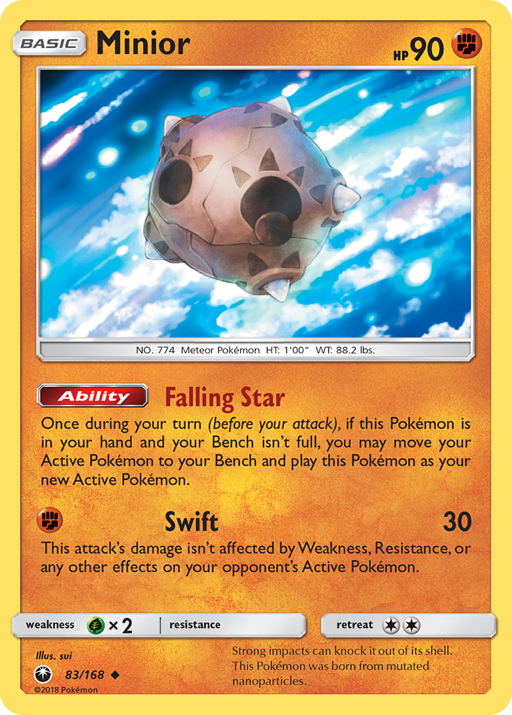 Minior (83/168) [Sun & Moon: Celestial Storm] | Good Games Cannington
