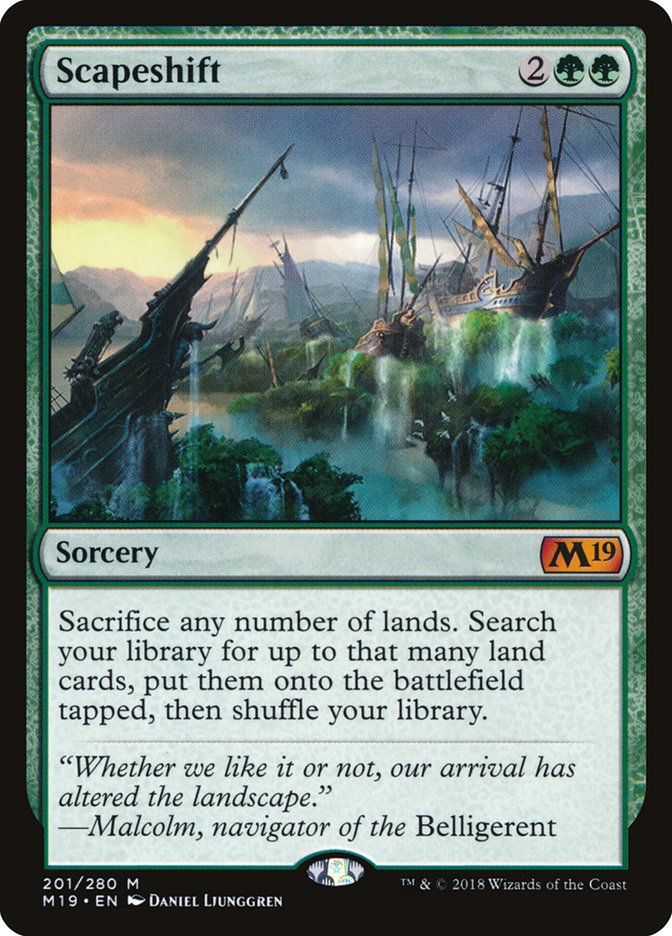 Scapeshift 201 (Core Set 2019)  | Good Games Cannington