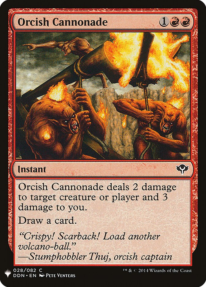 Orcish Cannonade [Mystery Booster] | Good Games Cannington