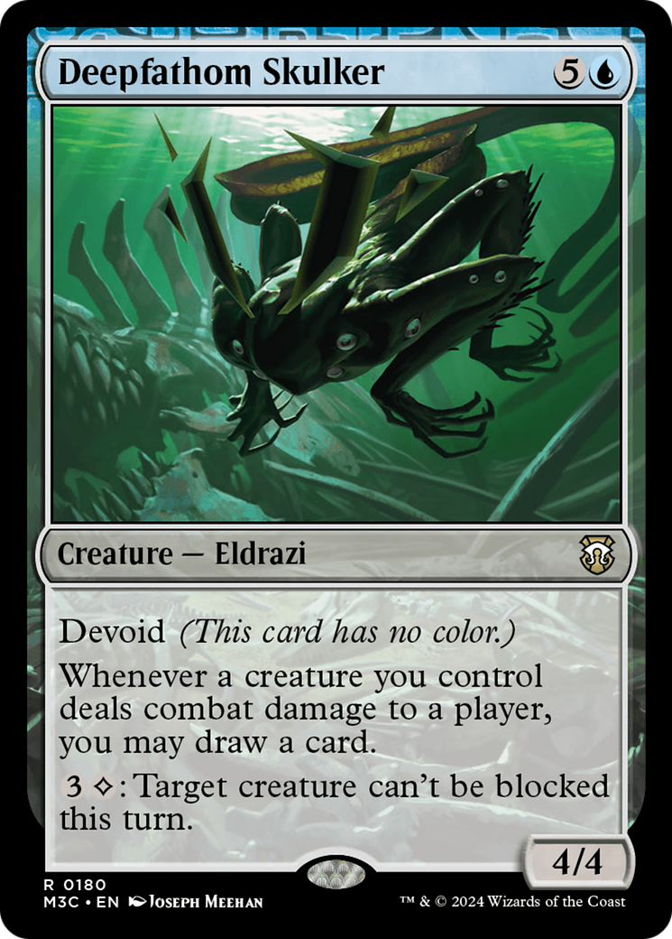 Deepfathom Skulker (Ripple Foil) [Modern Horizons 3 Commander] | Good Games Cannington