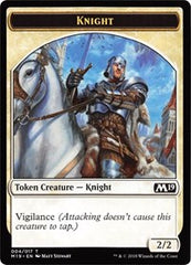 Knight // Zombie Double-Sided Token (Game Night) [Core Set 2019 Tokens] | Good Games Cannington