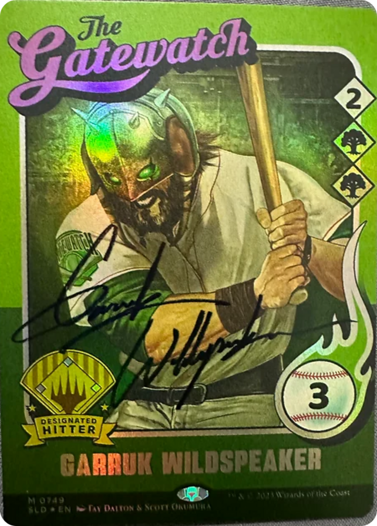 Garruk Wildspeaker (749) (Autographed) [Secret Lair Drop Series] | Good Games Cannington