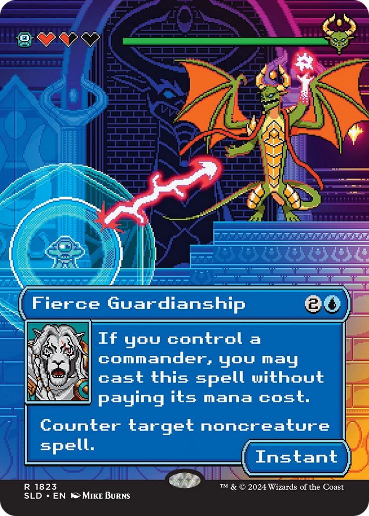 Fierce Guardianship (Rainbow Foil) [Secret Lair Drop Series] | Good Games Cannington