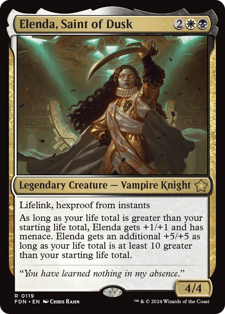 Elenda, Saint of Dusk [Foundations] | Good Games Cannington