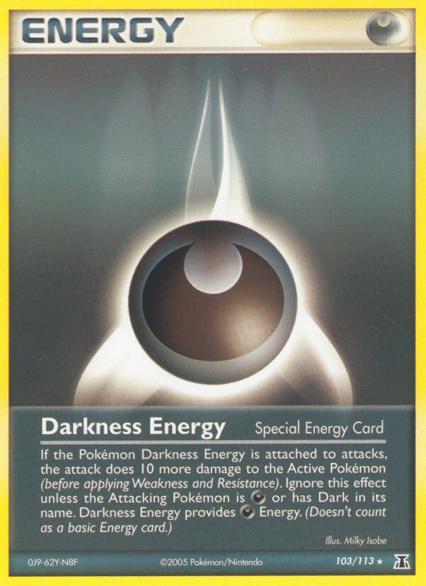 Darkness Energy (103/113) [EX: Delta Species] | Good Games Cannington
