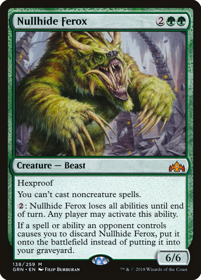 Nullhide Ferox 138/259 (Guilds of Ravnica)  | Good Games Cannington