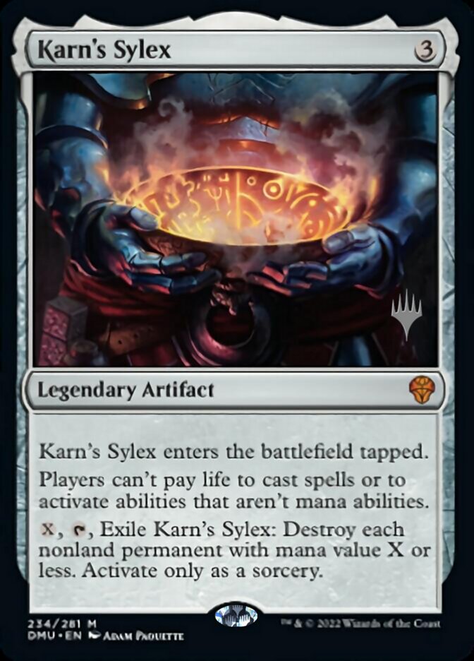 Karn's Sylex (Promo Pack) [Dominaria United Promos] | Good Games Cannington