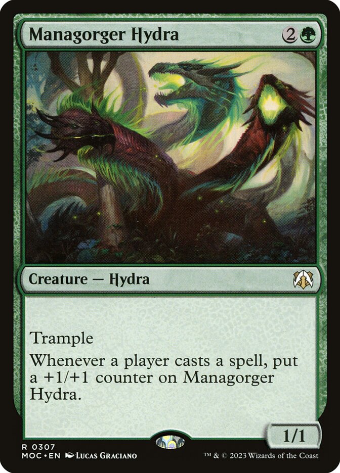 Managorger Hydra 307/444 (Commander: March of the Machine)  | Good Games Cannington