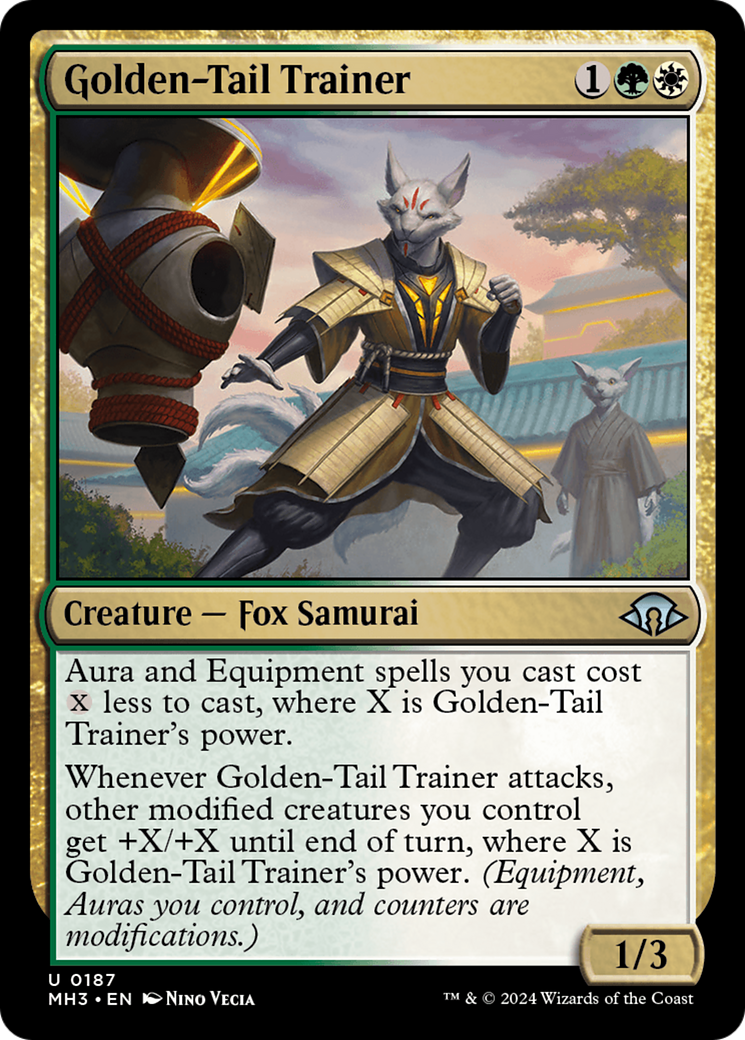 Golden-Tail Trainer [Modern Horizons 3] | Good Games Cannington