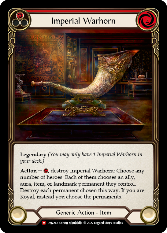 Imperial Warhorn [DYN242] (Dynasty) | Good Games Cannington