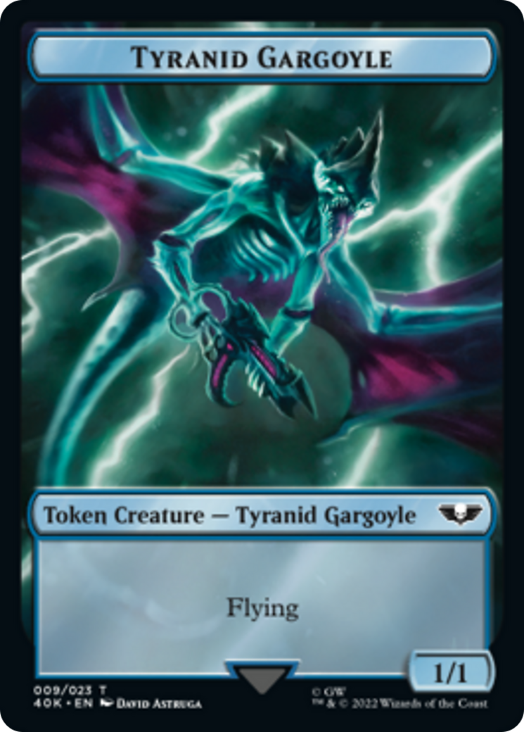 Tyranid (17) // Tyranid Gargoyle Double-Sided Token [Warhammer 40,000 Tokens] | Good Games Cannington