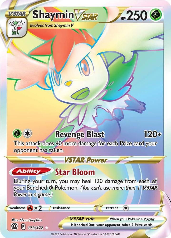 Shaymin VSTAR Secret 173/172 (SWSH09: Brilliant Stars)  - Holofoil | Good Games Cannington