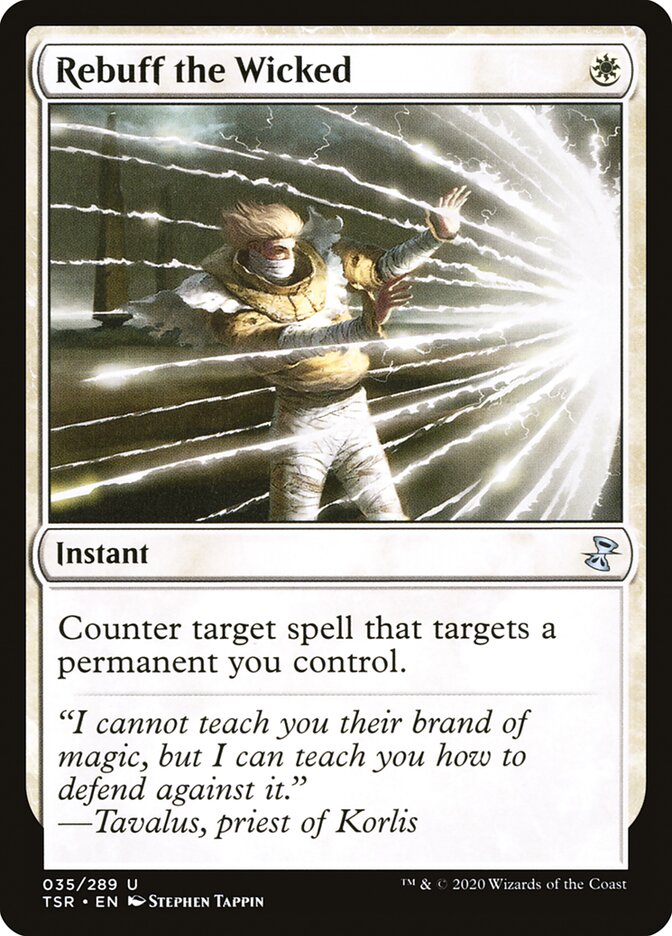 Rebuff the Wicked 35 (Time Spiral: Remastered)  - Foil | Good Games Cannington
