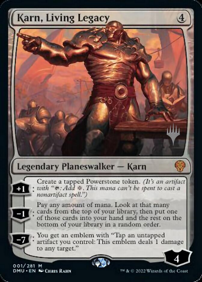Karn, Living Legacy (Promo Pack) [Dominaria United Promos] | Good Games Cannington