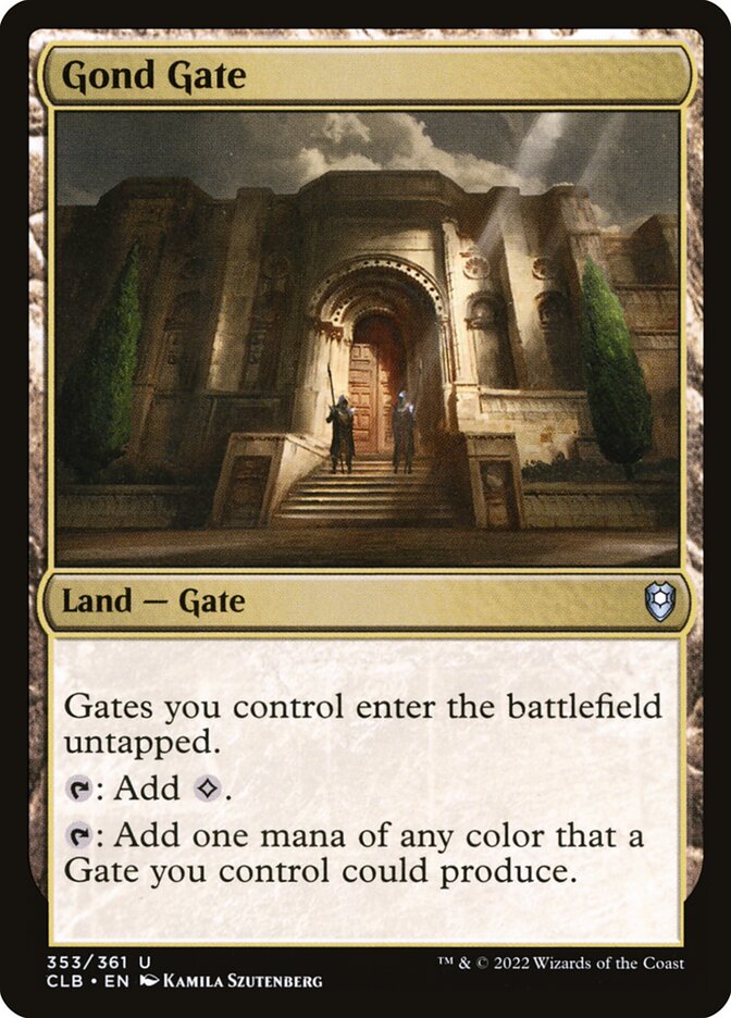 Gond Gate 353 (Commander Legends: Battle for Baldur's Gate)  - Foil | Good Games Cannington