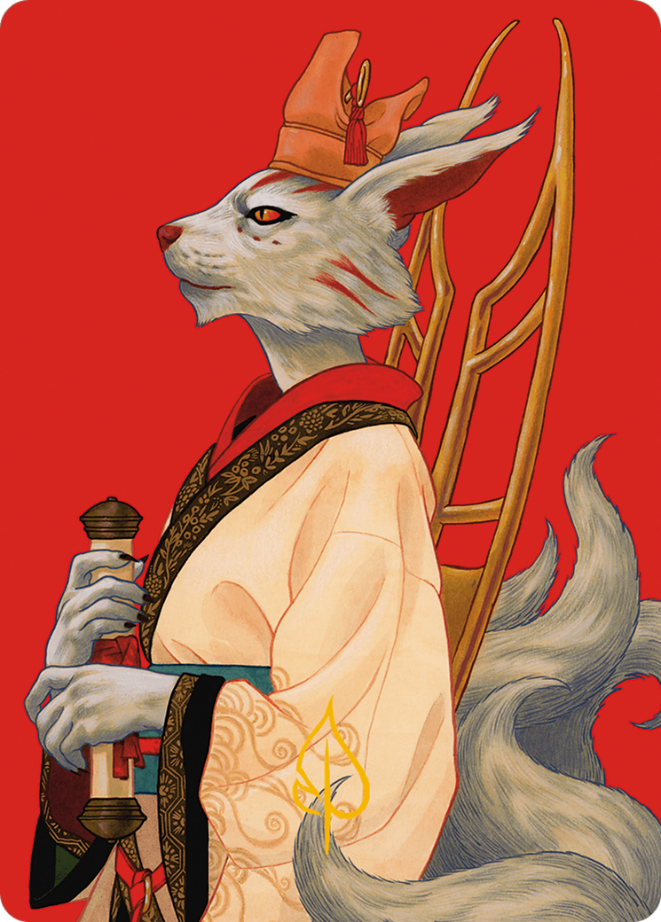 Pearl-Ear, Imperial Advisor Art Card (Gold-Stamped Signature) [Modern Horizons 3 Art Series] | Good Games Cannington