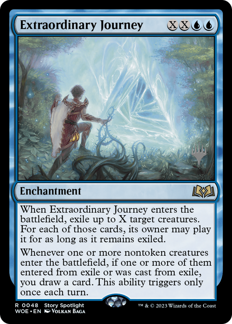 Extraordinary Journey (Promo Pack) [Wilds of Eldraine Promos] | Good Games Cannington