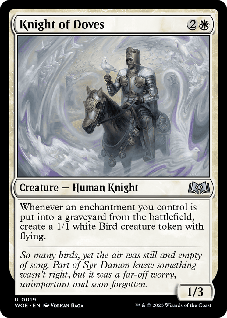 Knight of Doves [Wilds of Eldraine] | Good Games Cannington