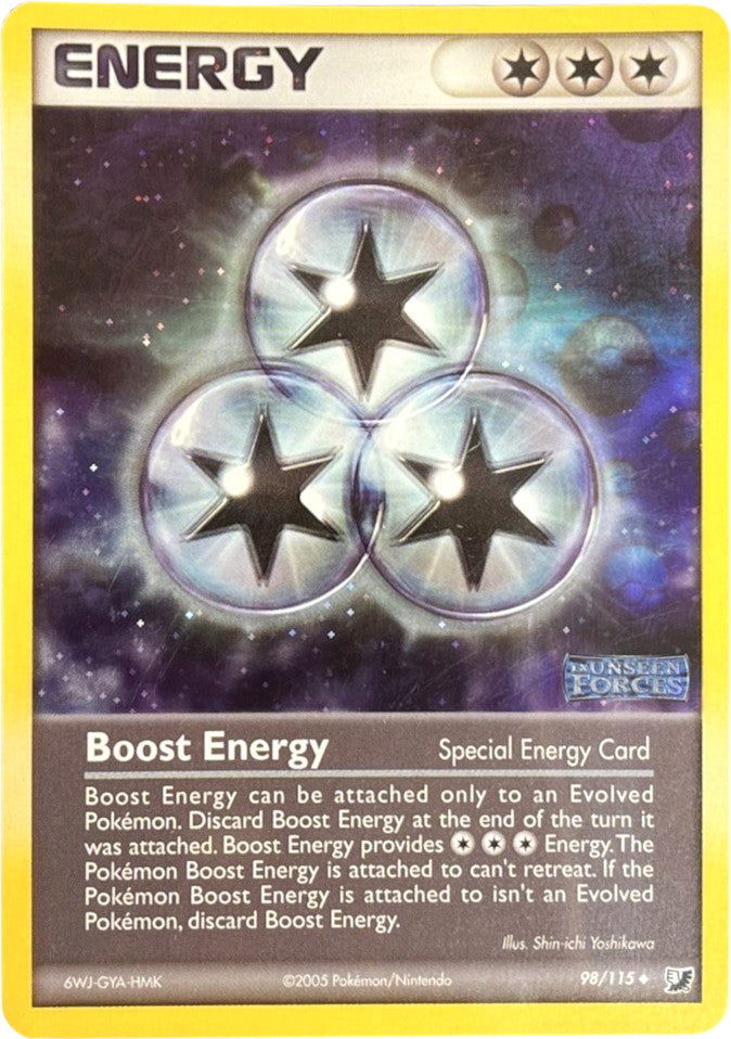 Boost Energy (98/115) (Stamped) [EX: Unseen Forces] | Good Games Cannington